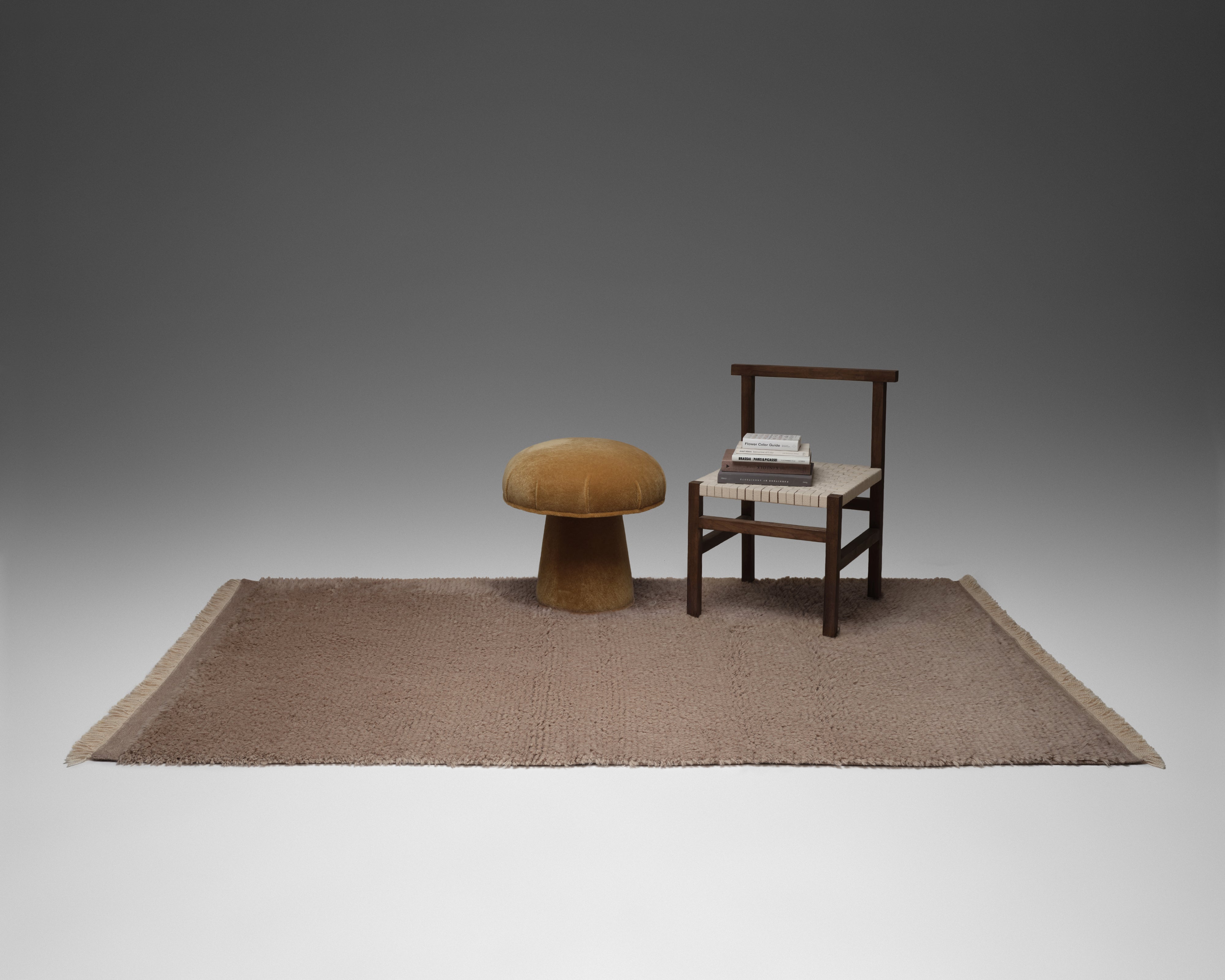 The Woolly Shag Rug - Short Pile, Taupe