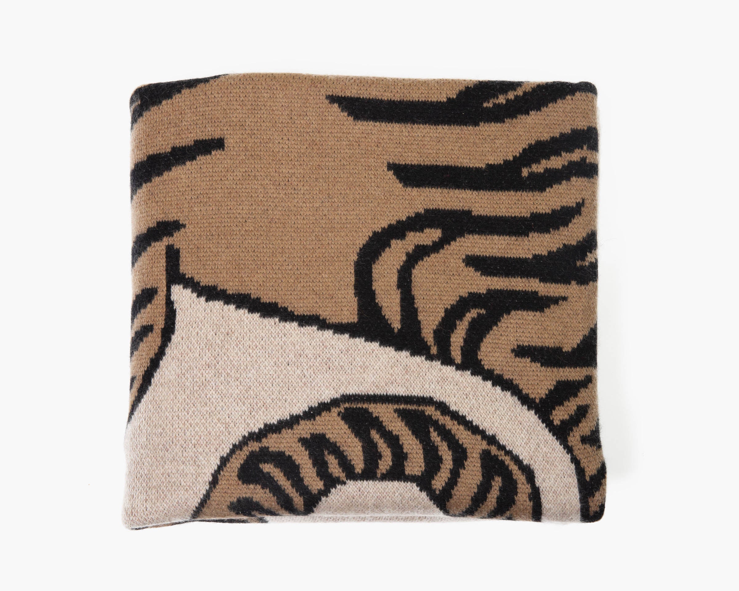 Tiger Cashmere Blanket - Natural