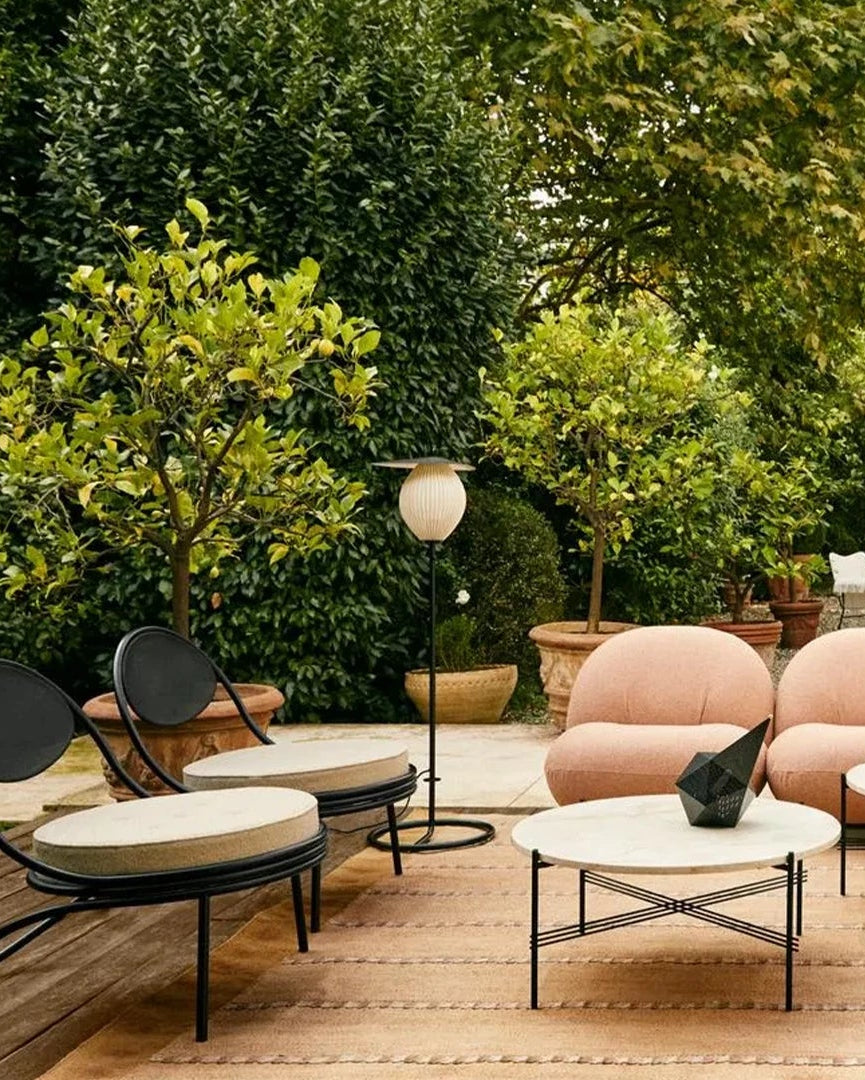 Satellite Outdoor Floor Lamp - Cream White Semi Matte
