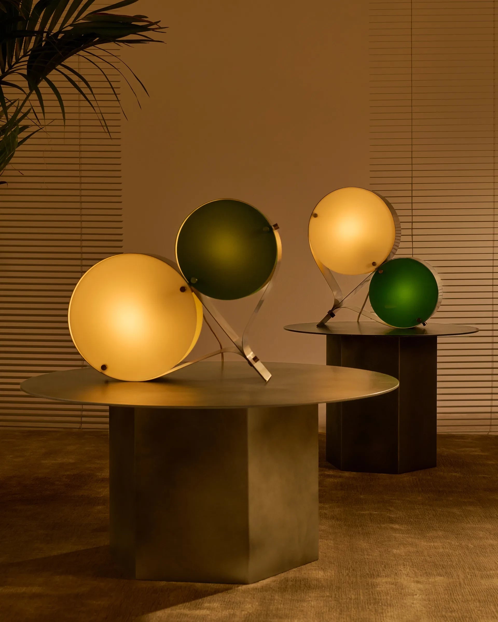 Coppia Table Lamp - Ivory & Olive