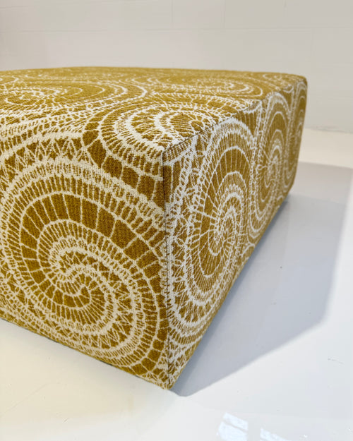 The Forsyth Ottoman in BDDW Fabric