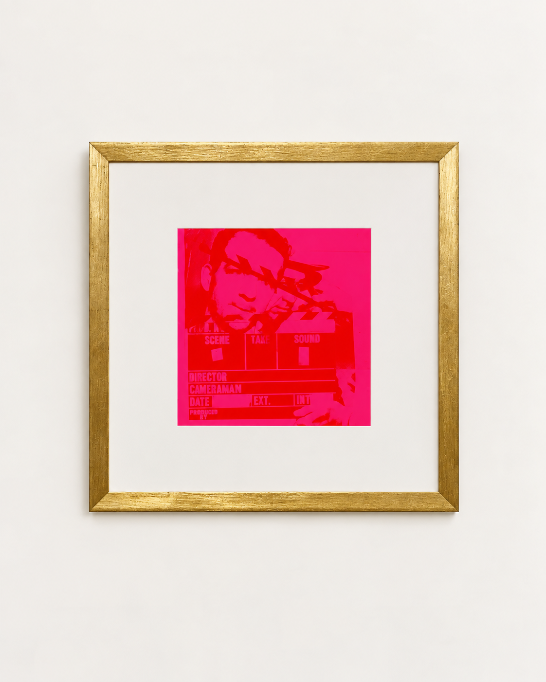 Untitled (one work from Flash - November 22, 1963 portfolio), Framed
