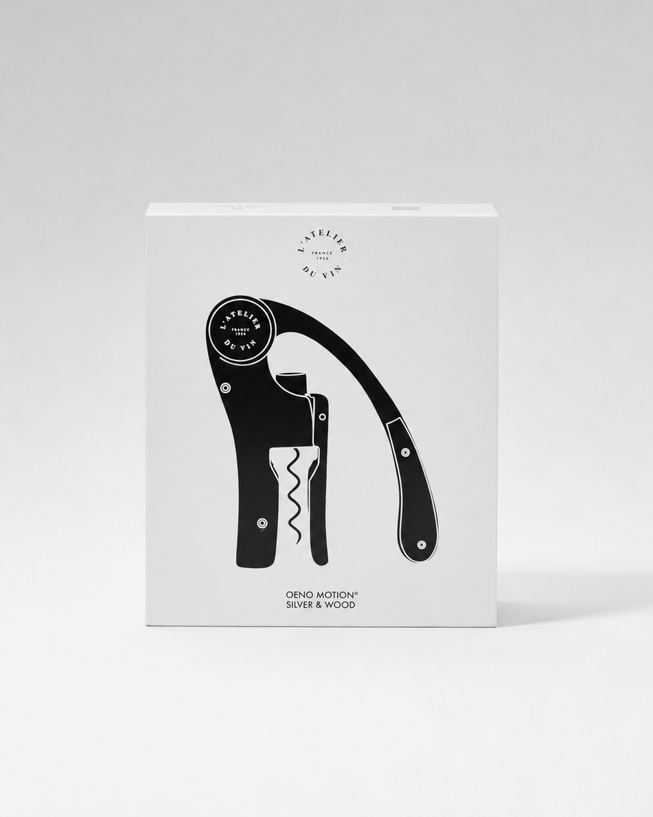 Oeno Motion Corkscrew - Silver & Wood