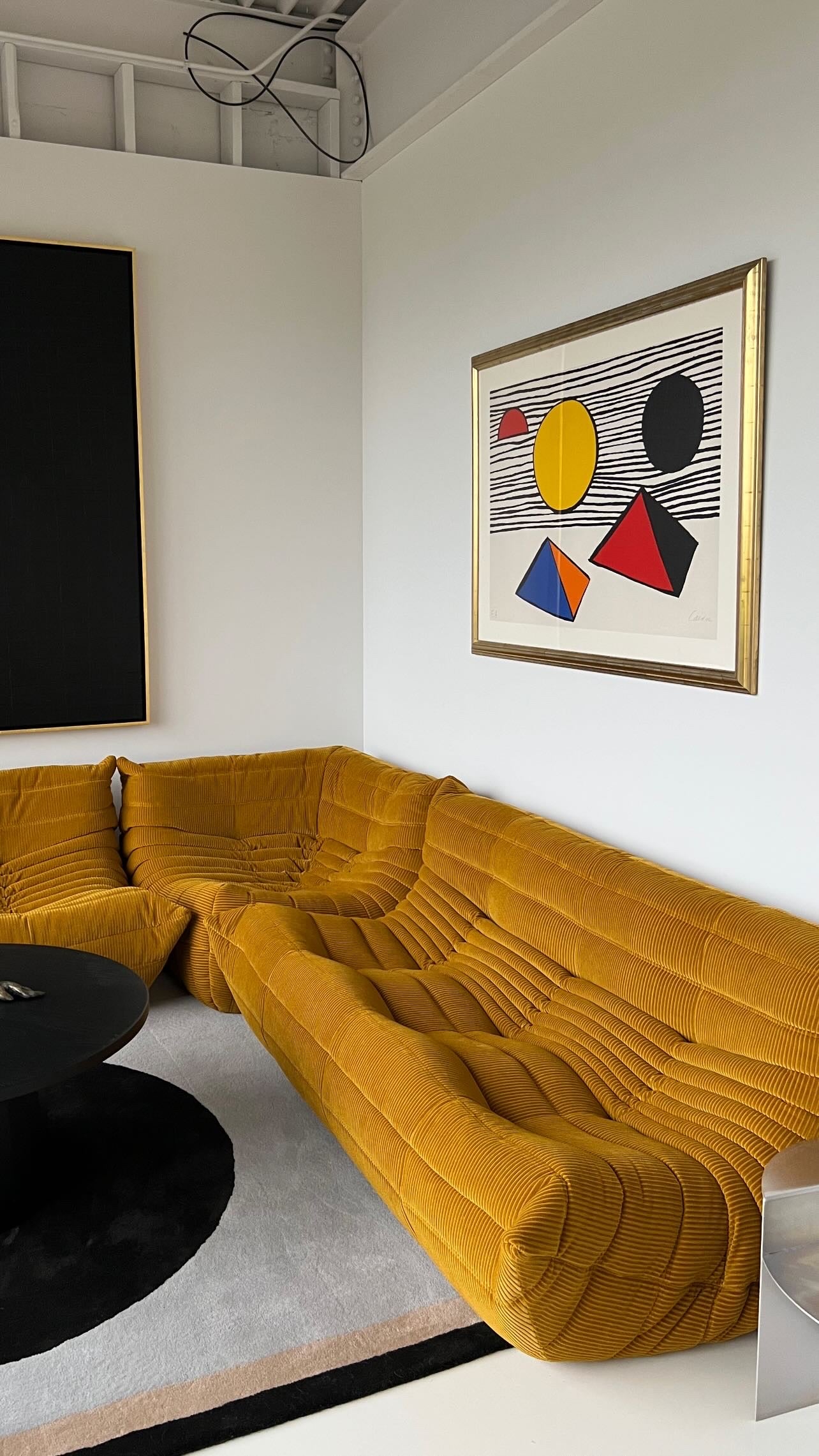 Togo® Sectional in Phlox by Raf Simons