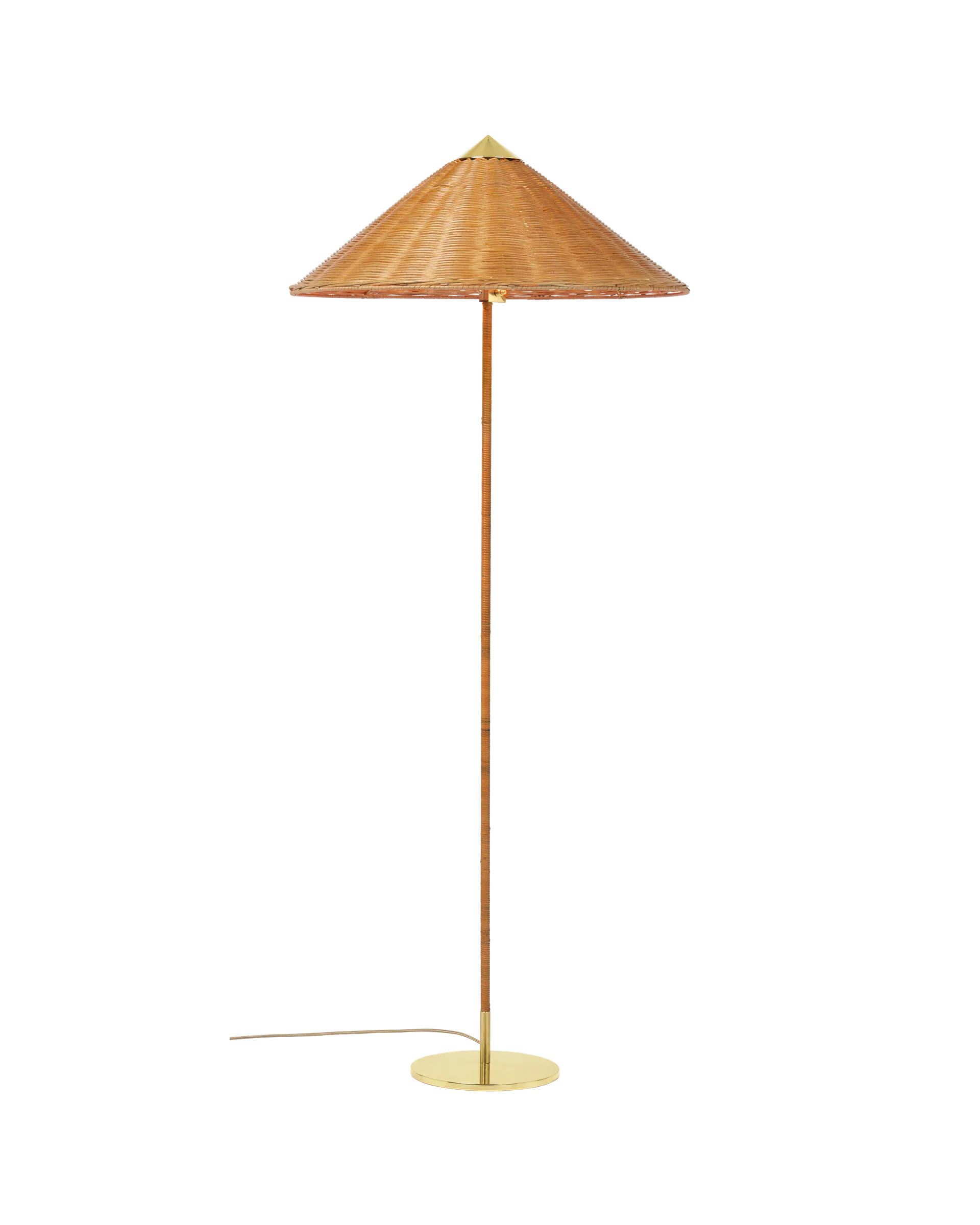 9602 Floor Lamp - Wicker Willow