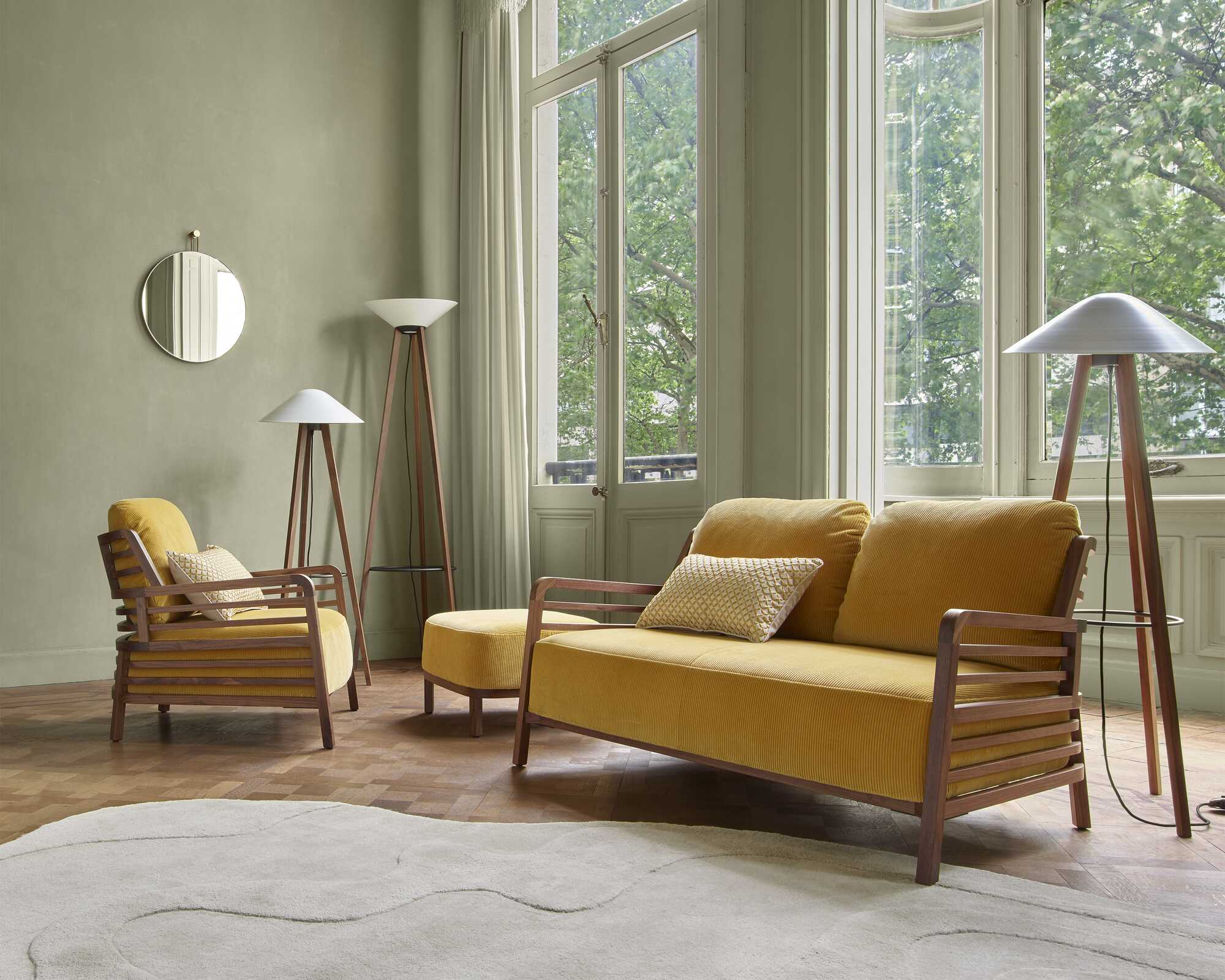 Flax Ottoman