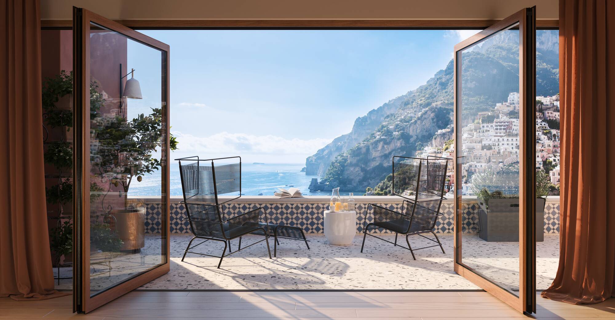 Fifty Outdoor Armchair, Black