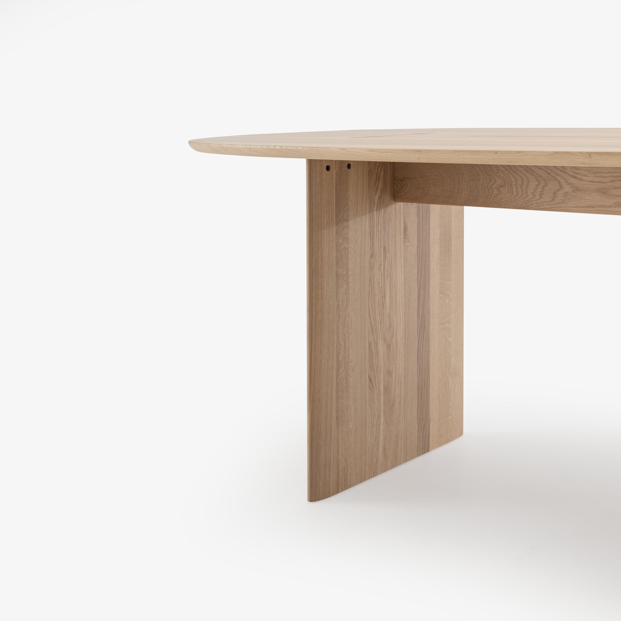 Sillage Dining Table - Solid Bleached Oak