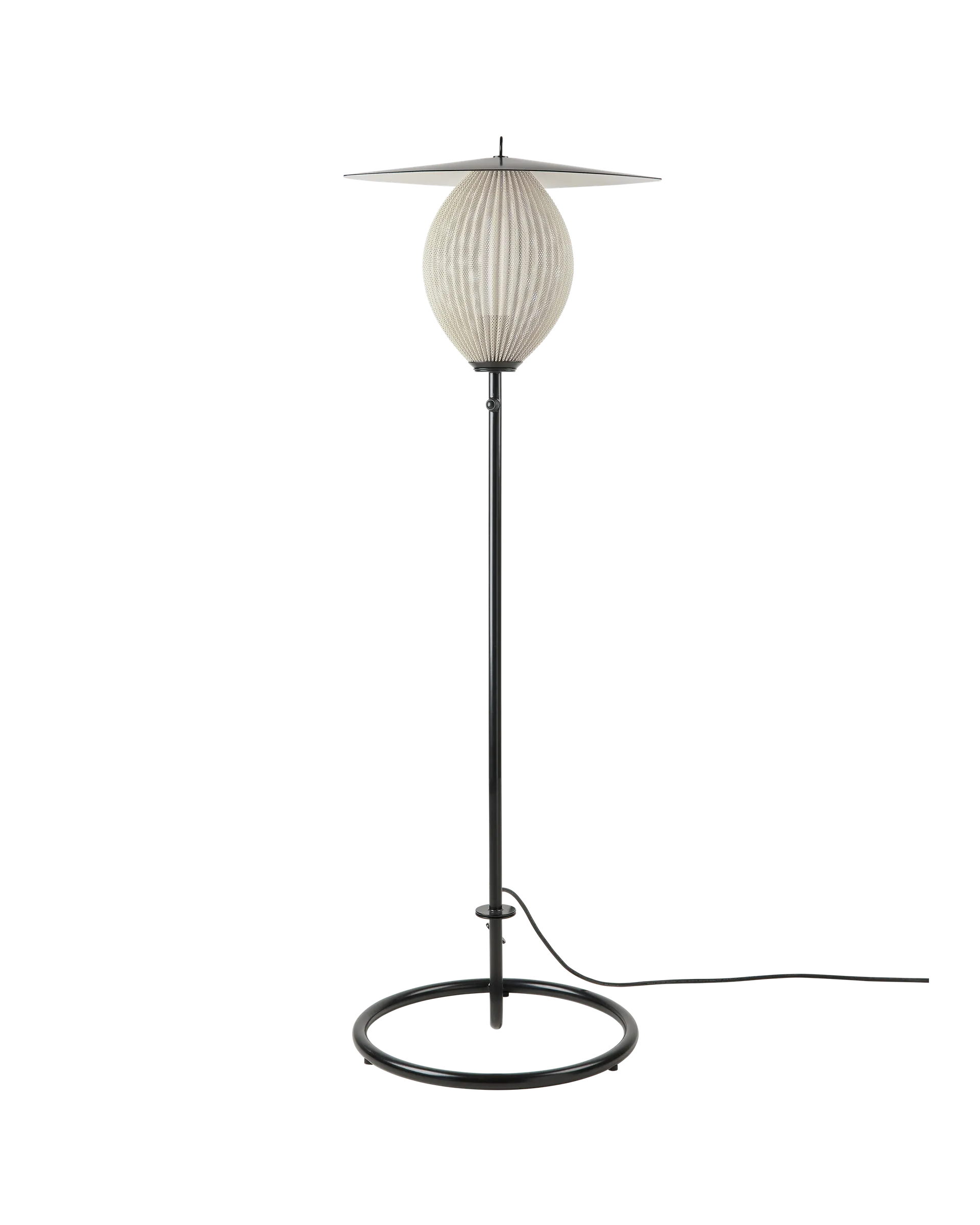 Satellite Outdoor Floor Lamp - Cream White Semi Matte