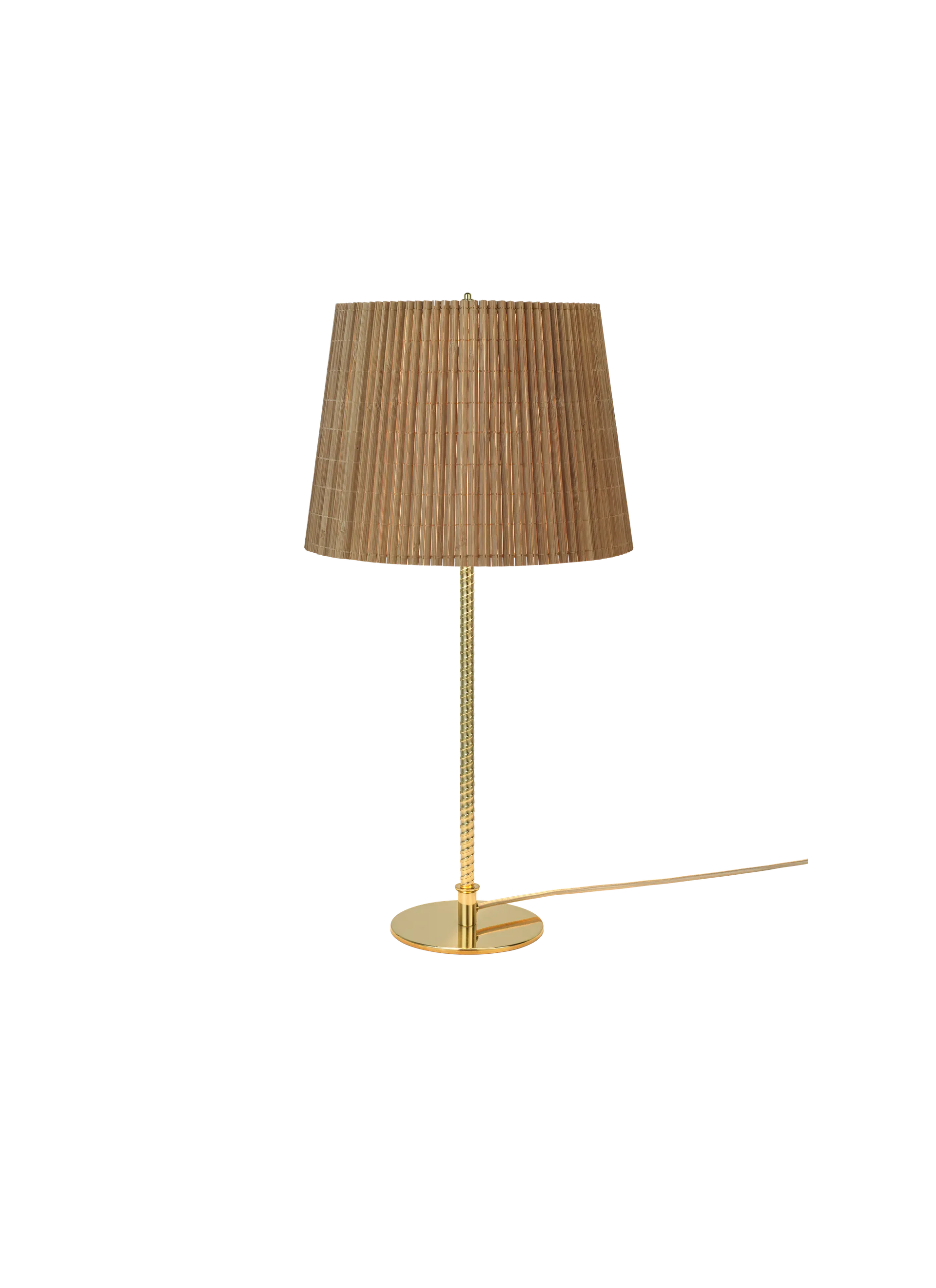 9205 Table Lamp - Bamboo and Brass