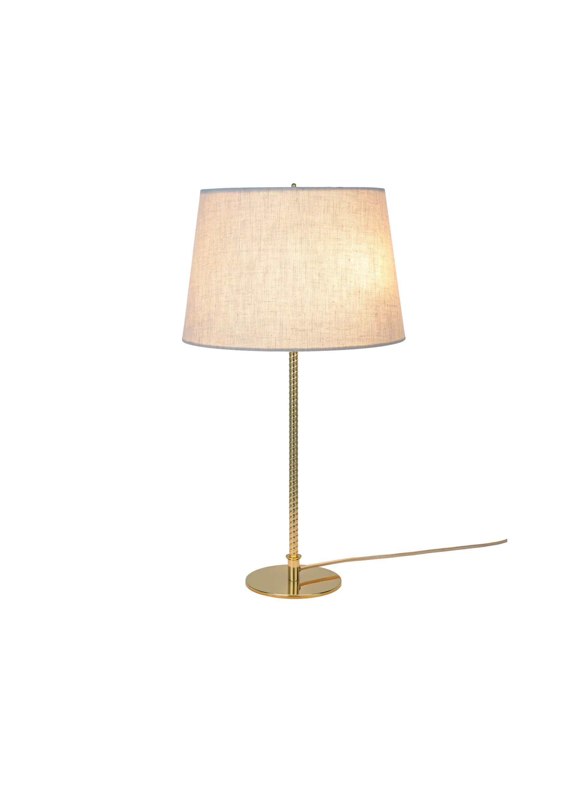 9205 Table Lamp - Canvas and Brass