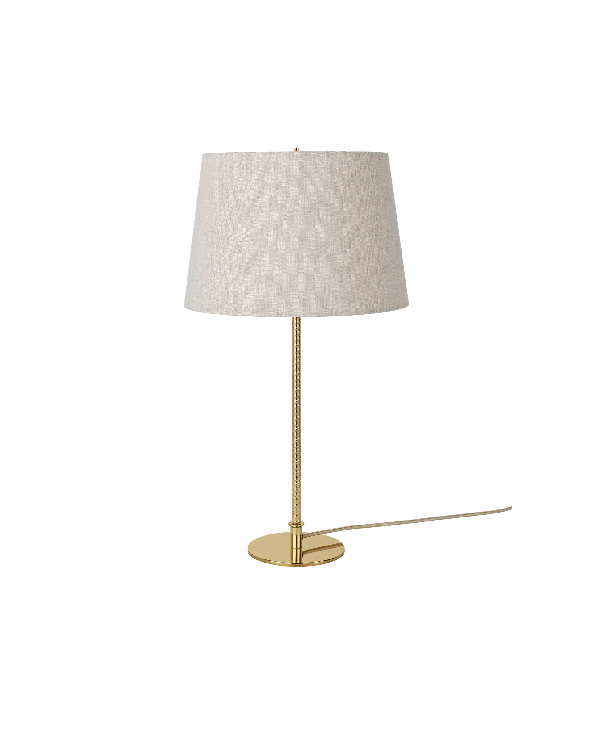 9205 Table Lamp - Canvas and Brass