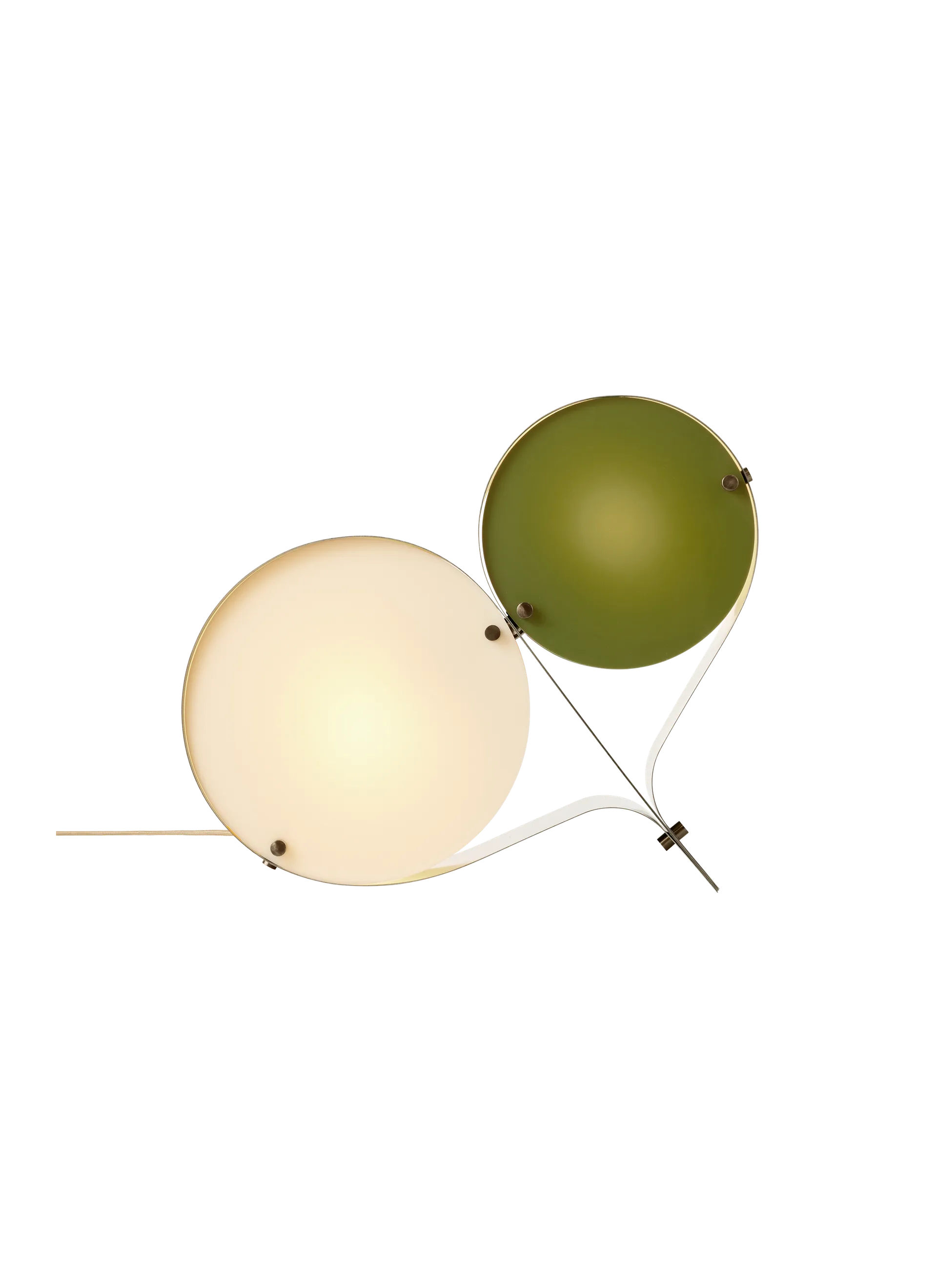 Coppia Table Lamp - Ivory & Olive