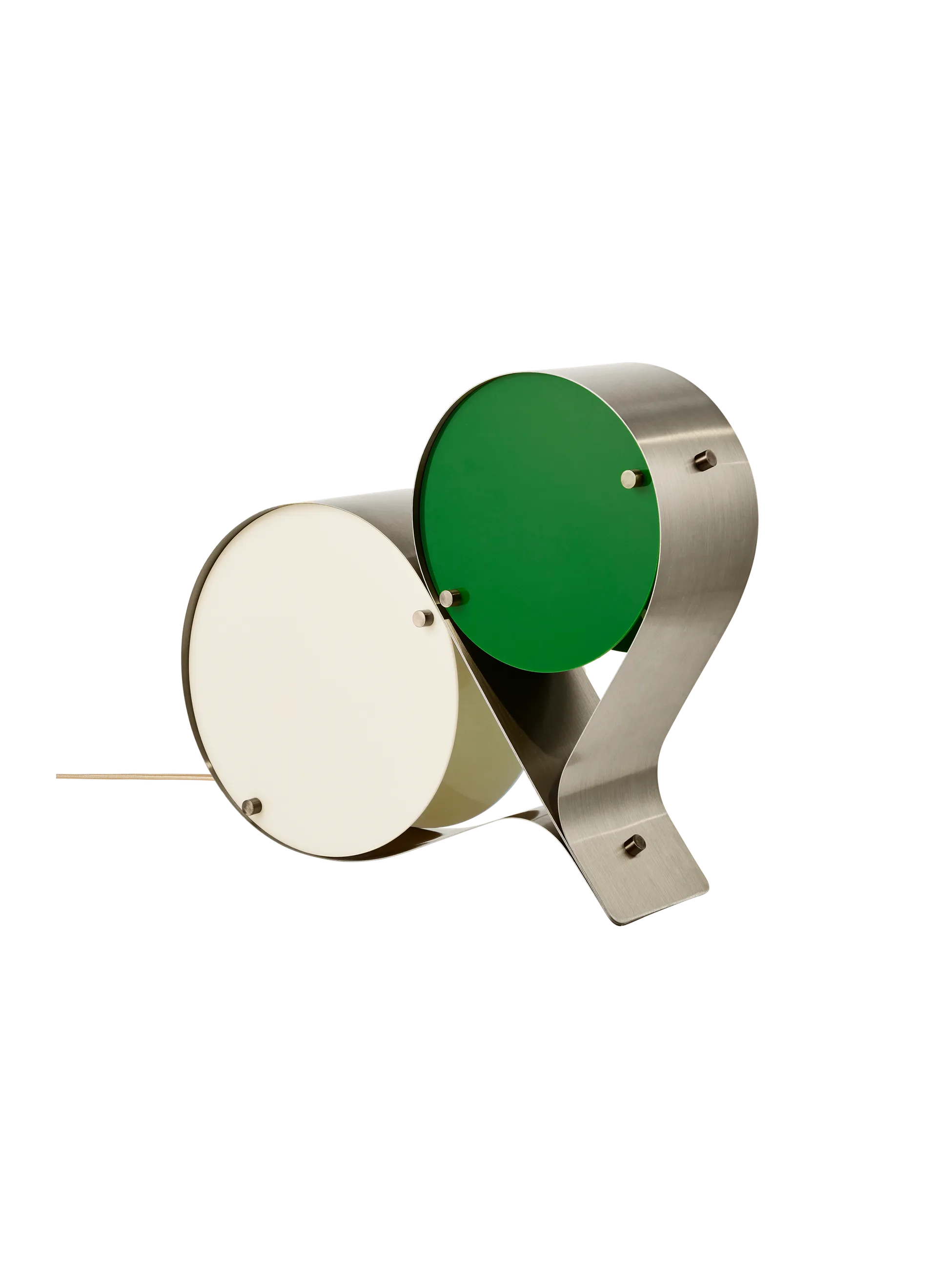 Coppia Table Lamp - Ivory and Clover