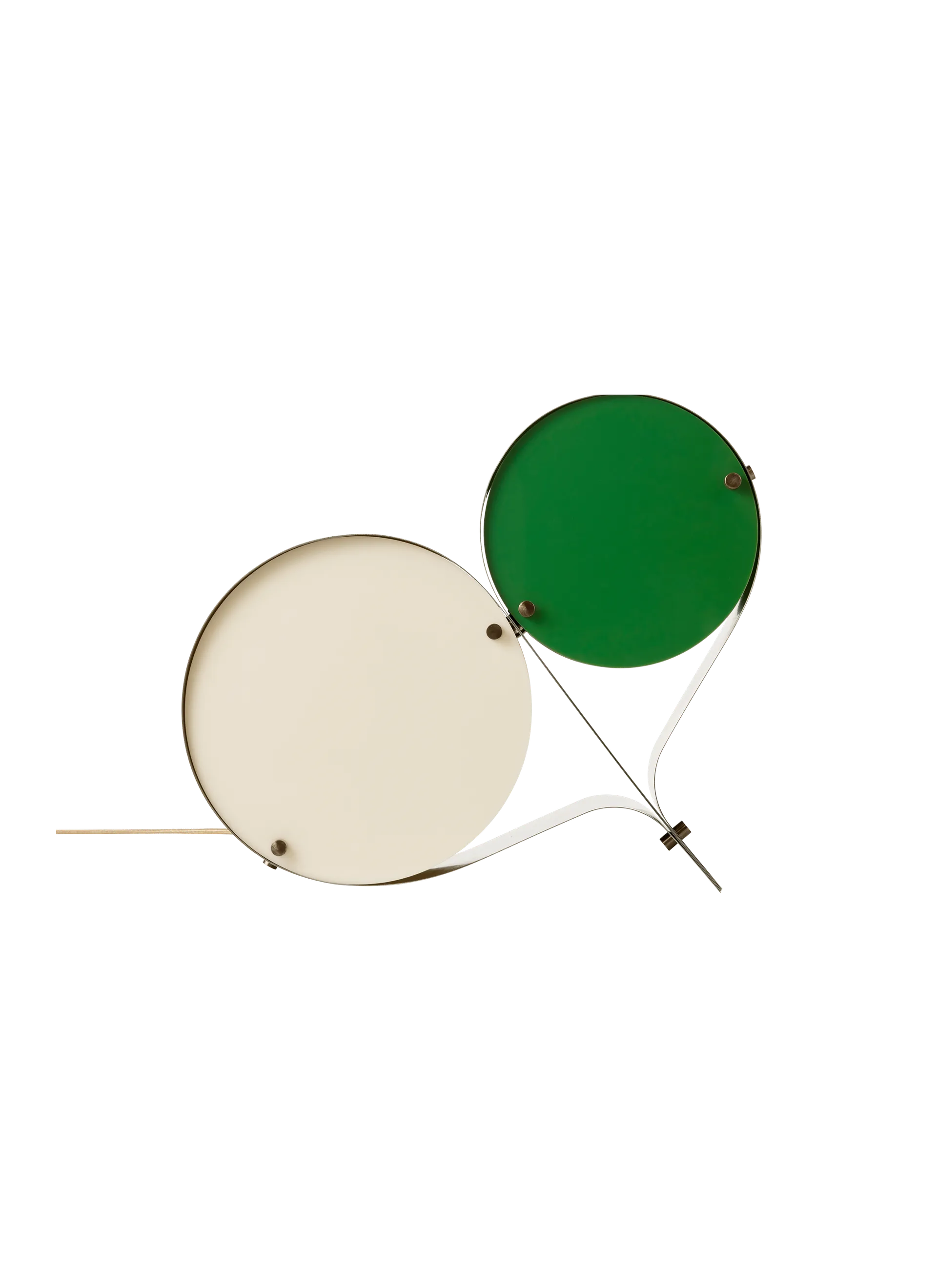 Coppia Table Lamp - Ivory and Clover
