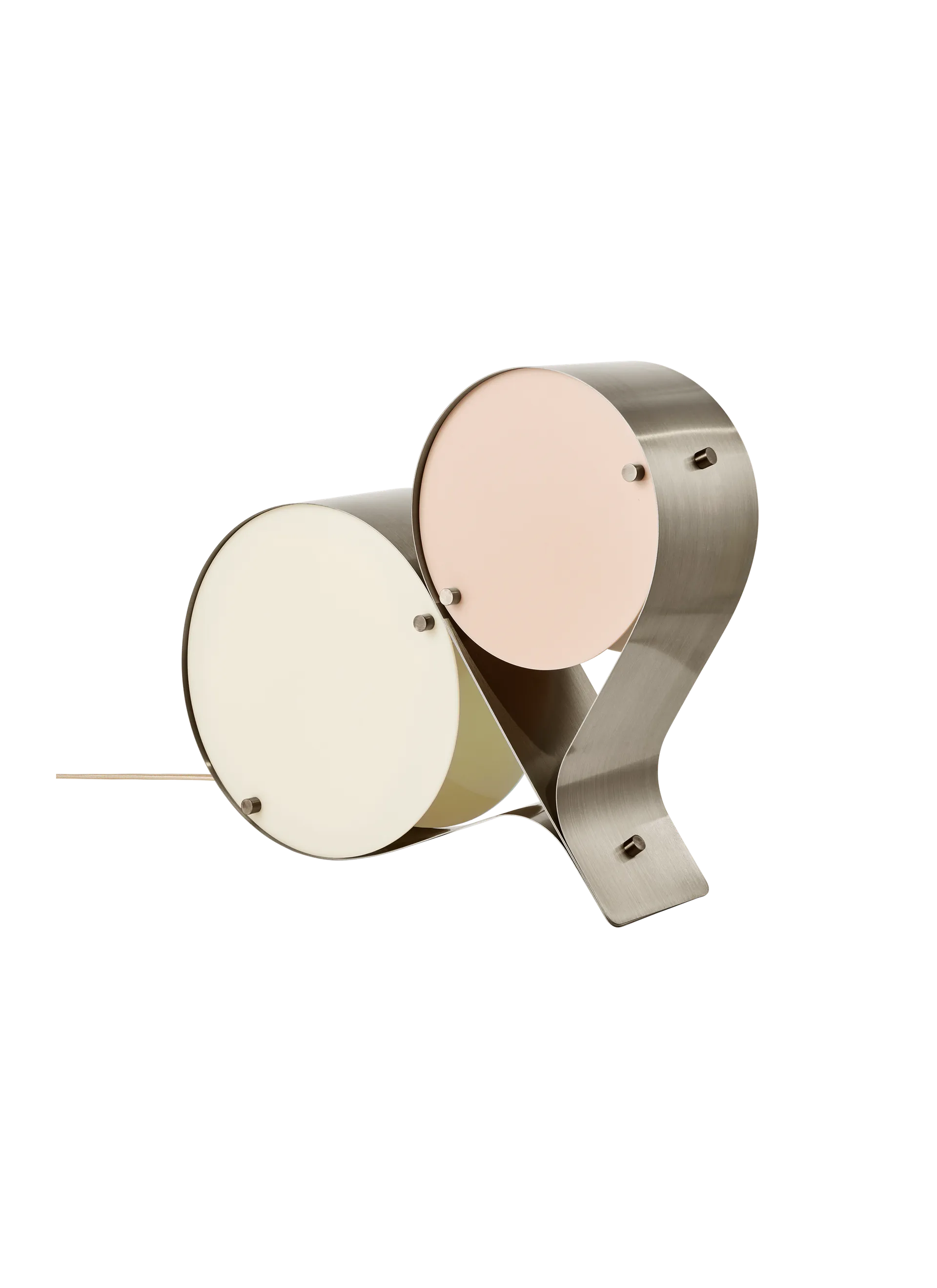 Coppia Table Lamp - Ivory & Blush