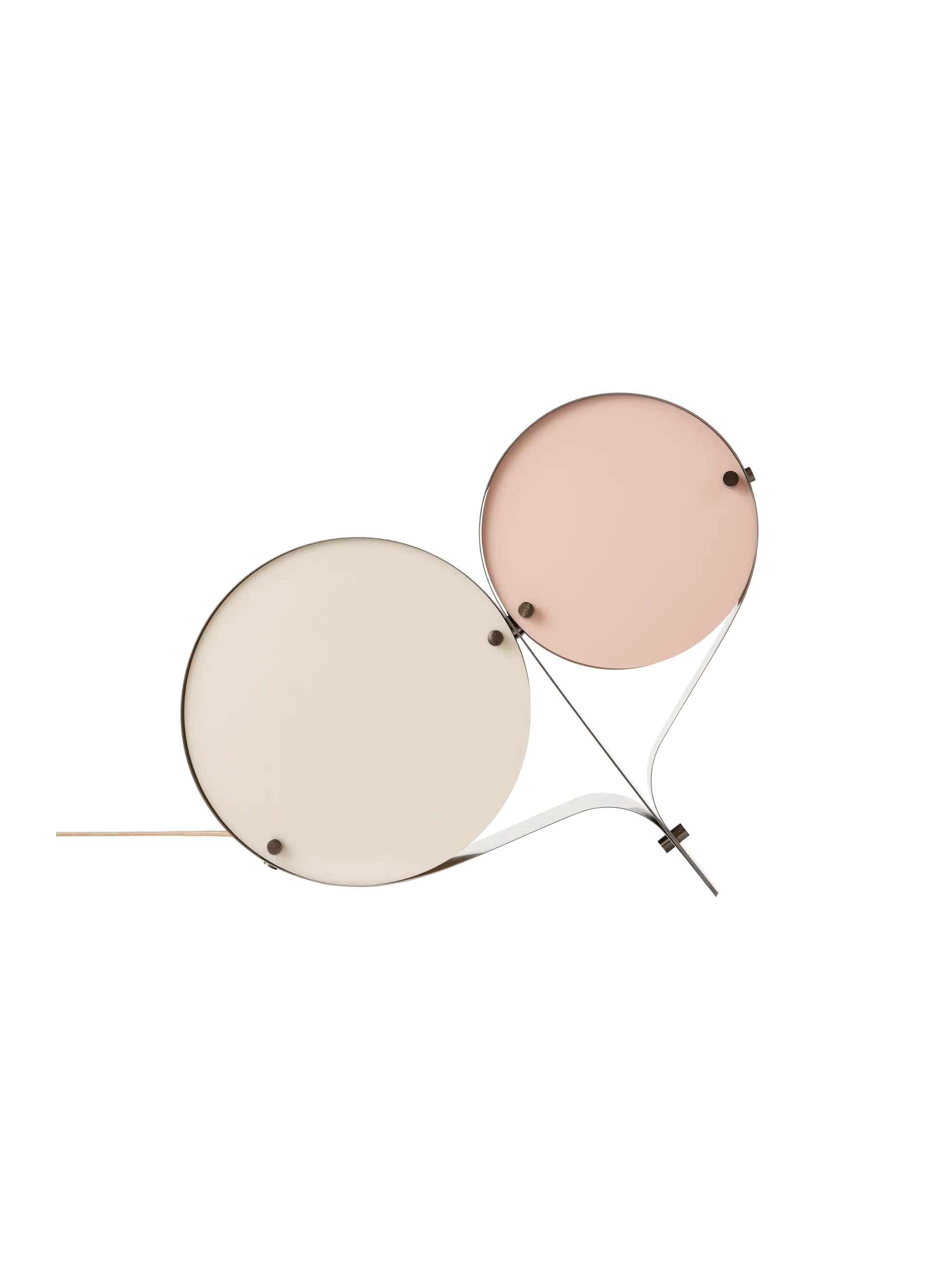 Coppia Table Lamp - Ivory & Blush