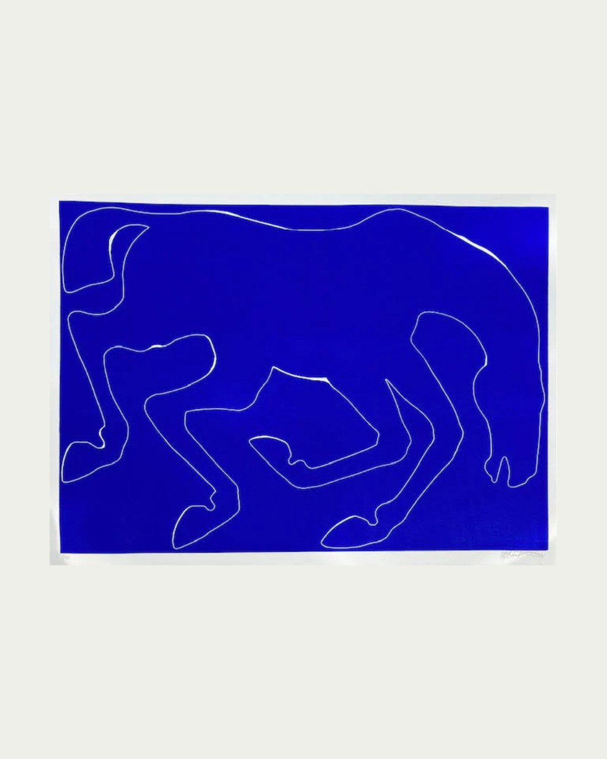 Untitled, (Faulter). Relief Print. Edition of 25
