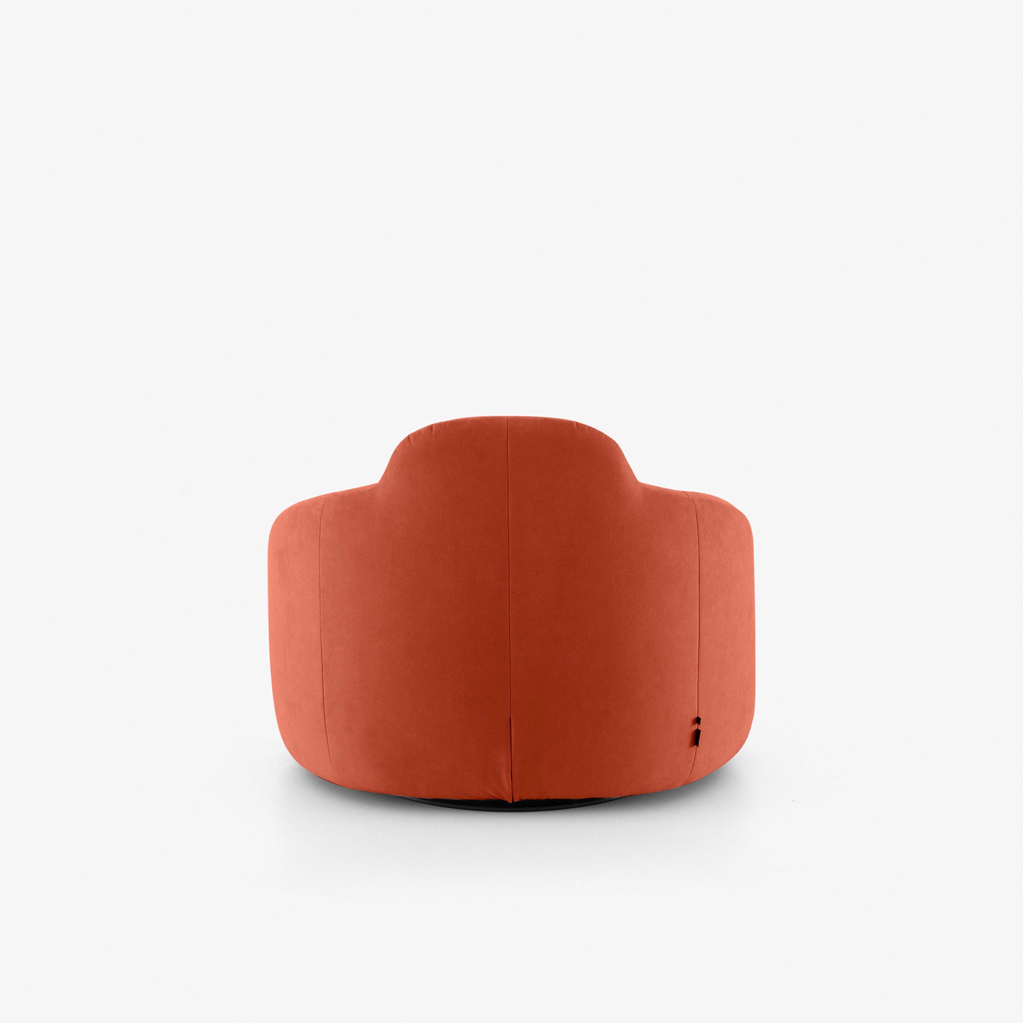 Pumpkin Swivelling Armchair High Back