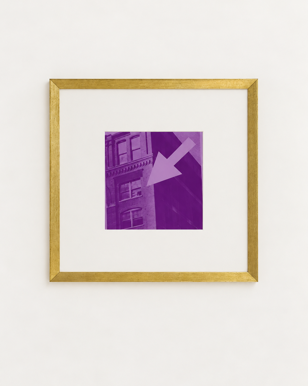 Untitled (one work from Flash - November 22, 1963 portfolio), Framed
