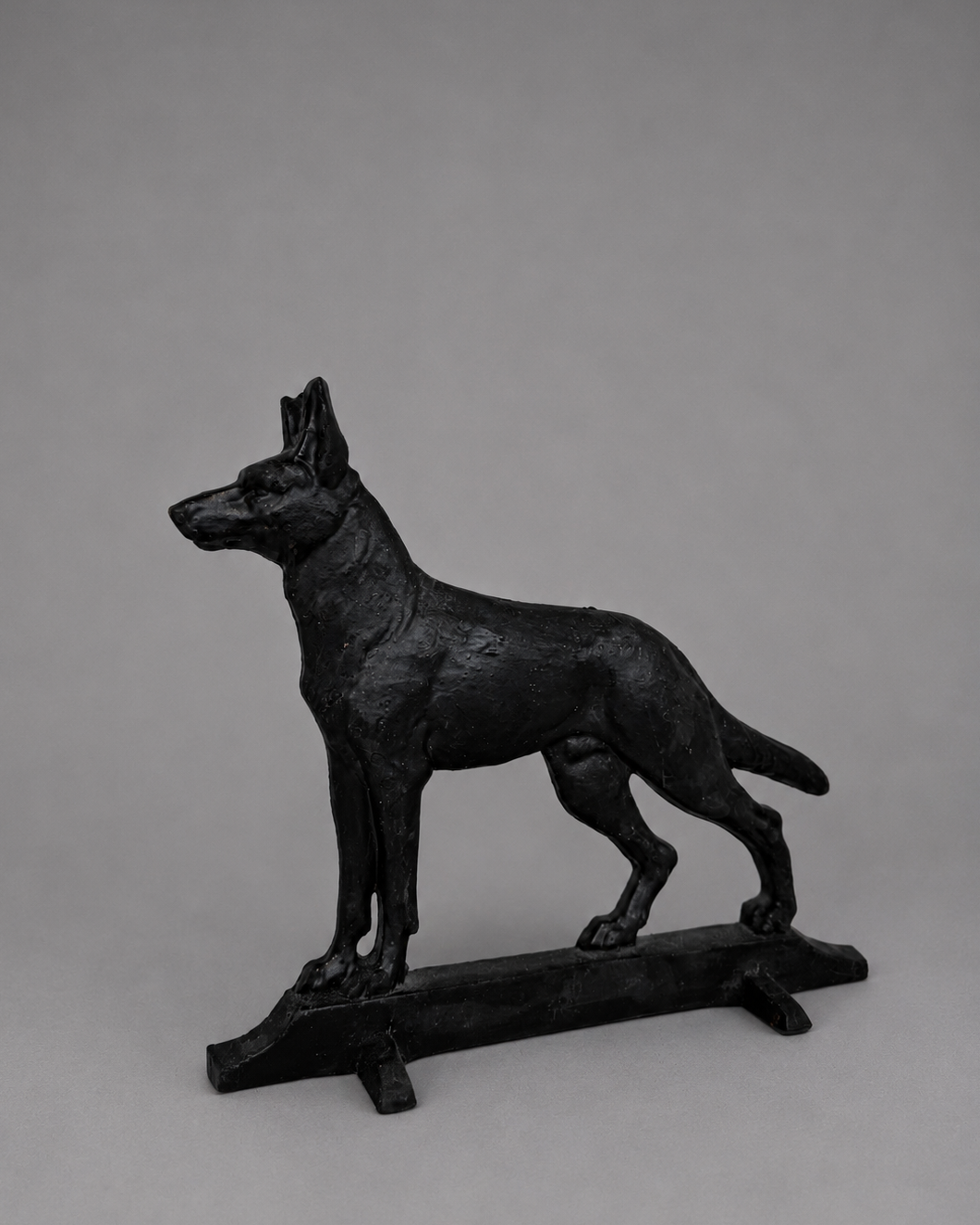 Vintage Cast Iron Shepherd Door Stopper