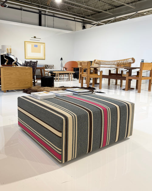 The Forsyth Ottoman in BDDW Fabric