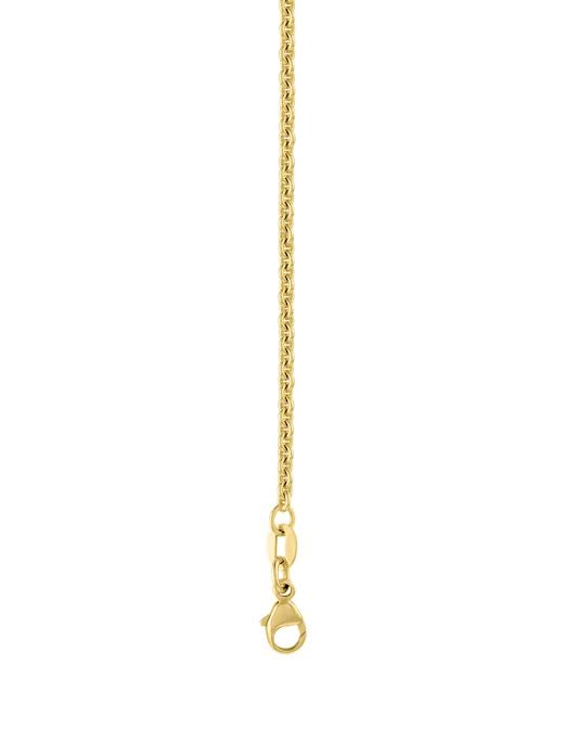 The Classic Round Cable Chain, 14K Gold
