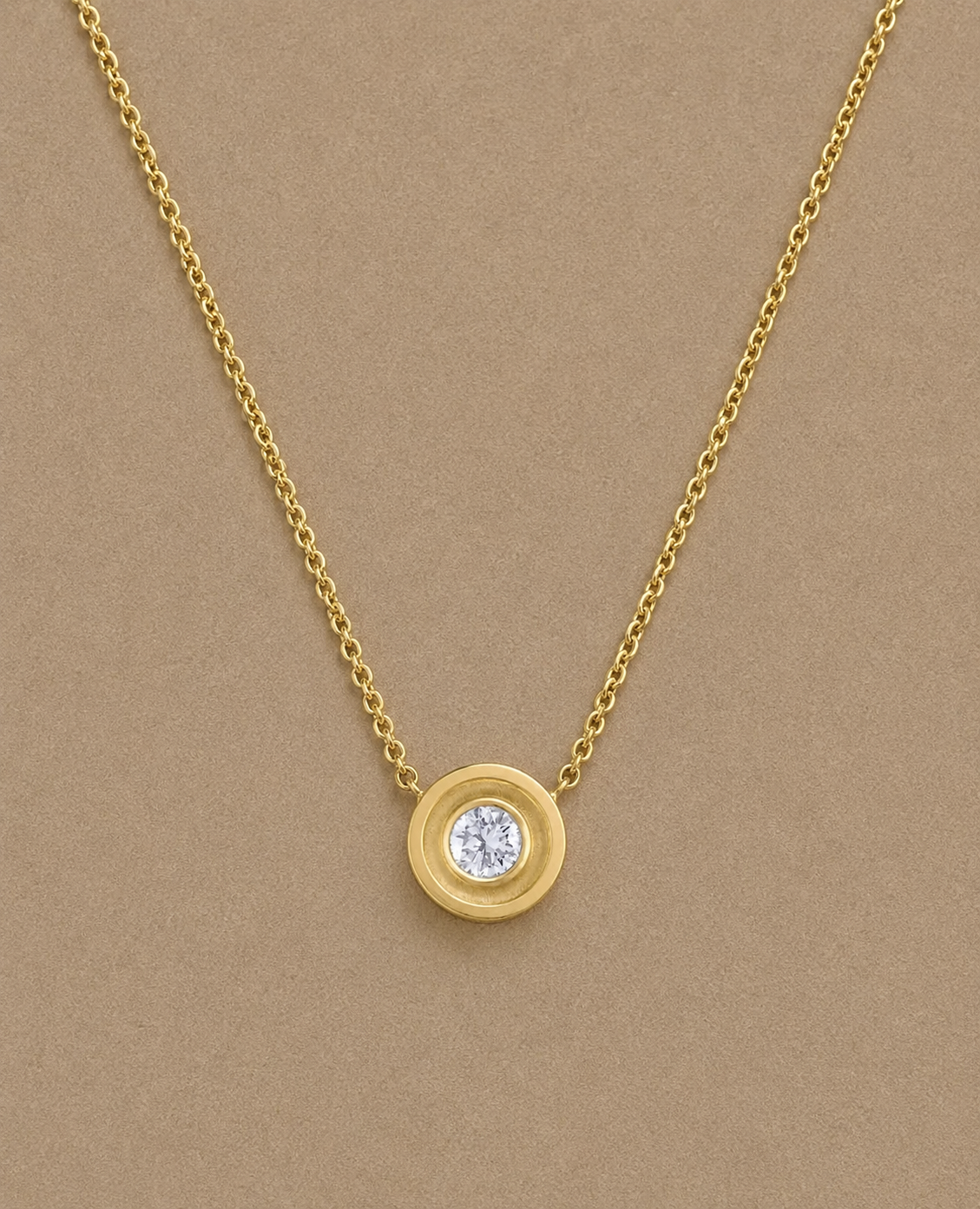 The Baby Bullseye Diamond Necklace