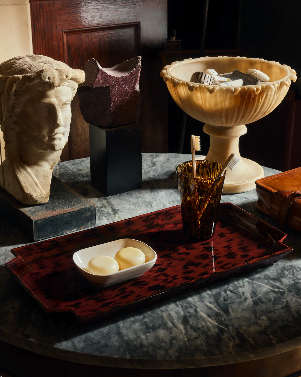 Medium Jean Tray | Brown Tortoiseshell