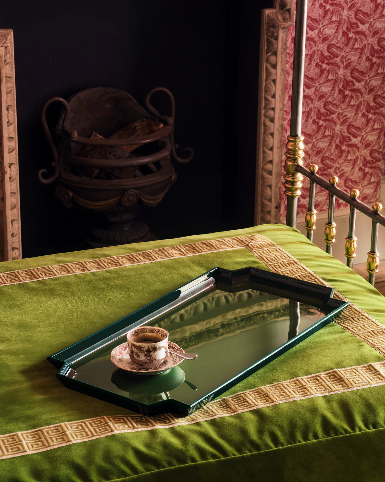 Large Jean Tray | Bottle Green/Loden Green
