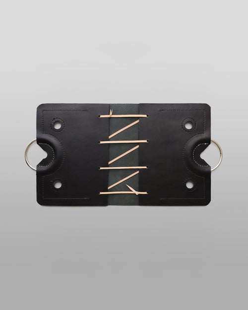 The Leather Placemat - Black Bridle Leather