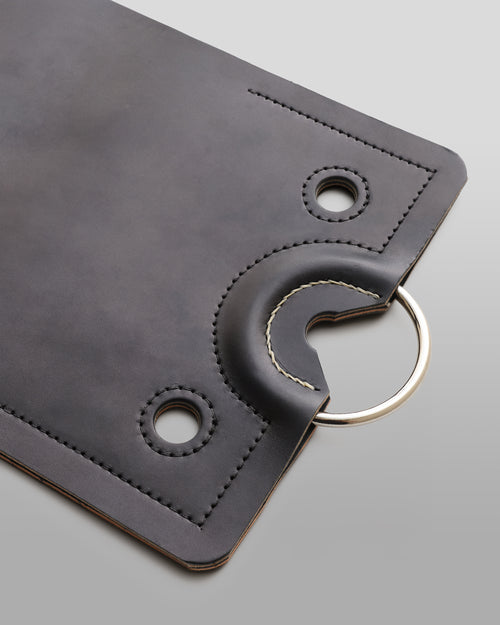 The Leather Placemat - Black Bridle Leather