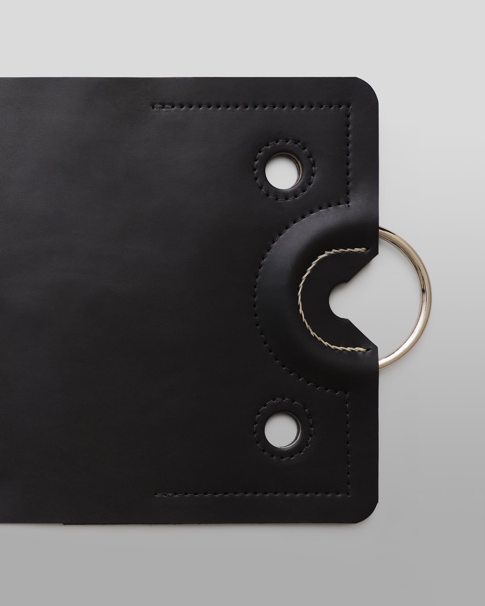 The Leather Placemat - Black Bridle Leather