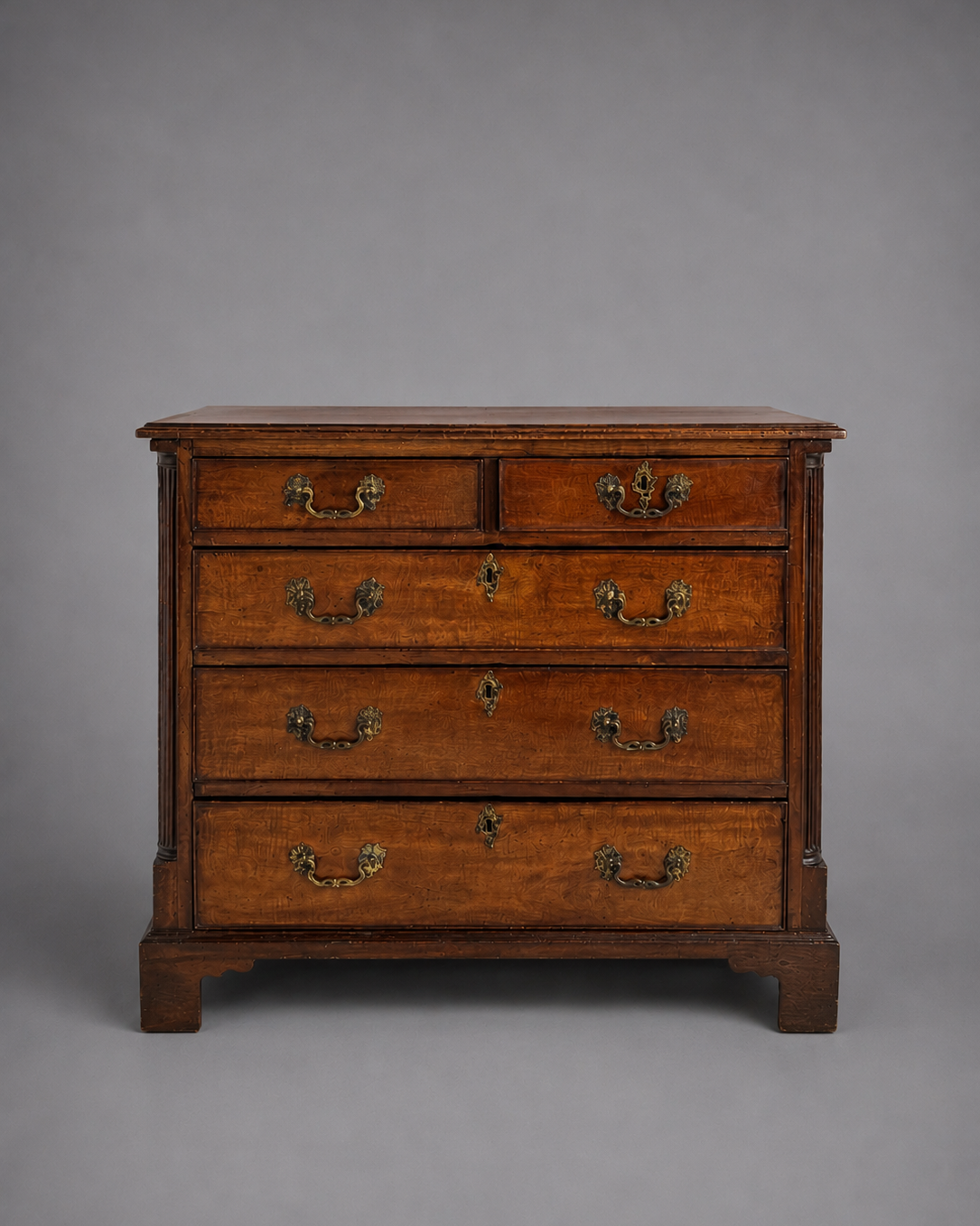 c. 1870 Georgian Period Mahogany Chest