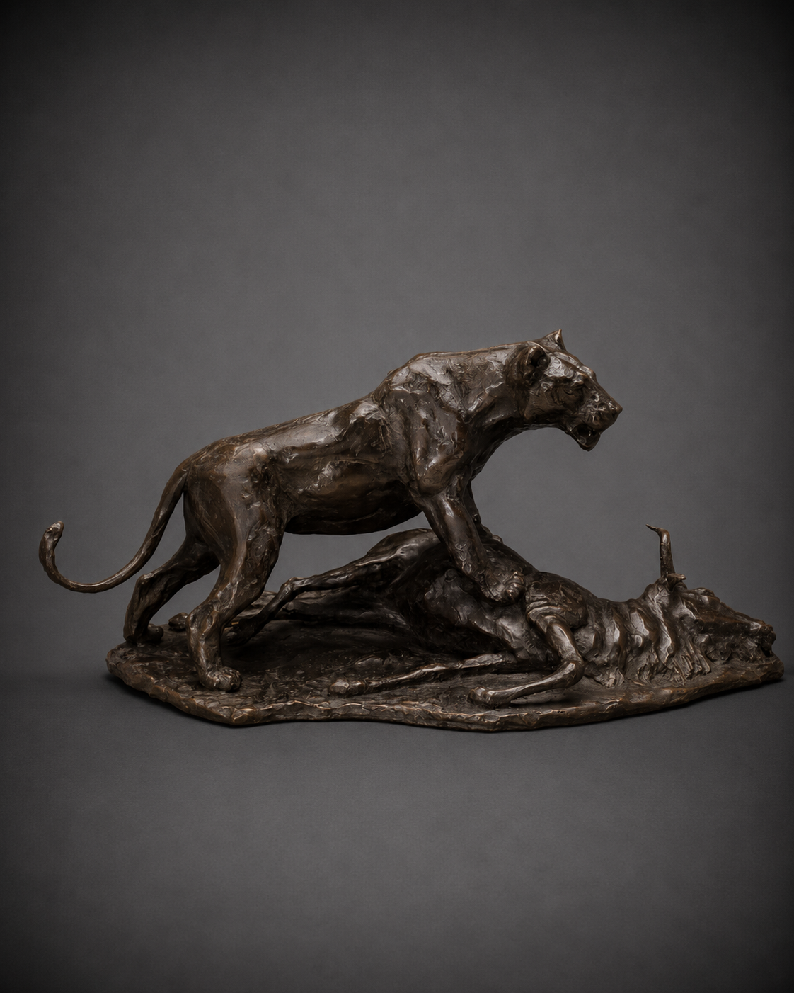 Lady Killer – Lioness Over Wildebeest