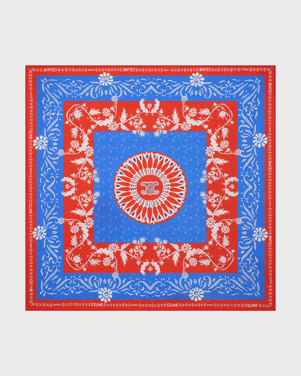 Celine Silk Scarf, Framed