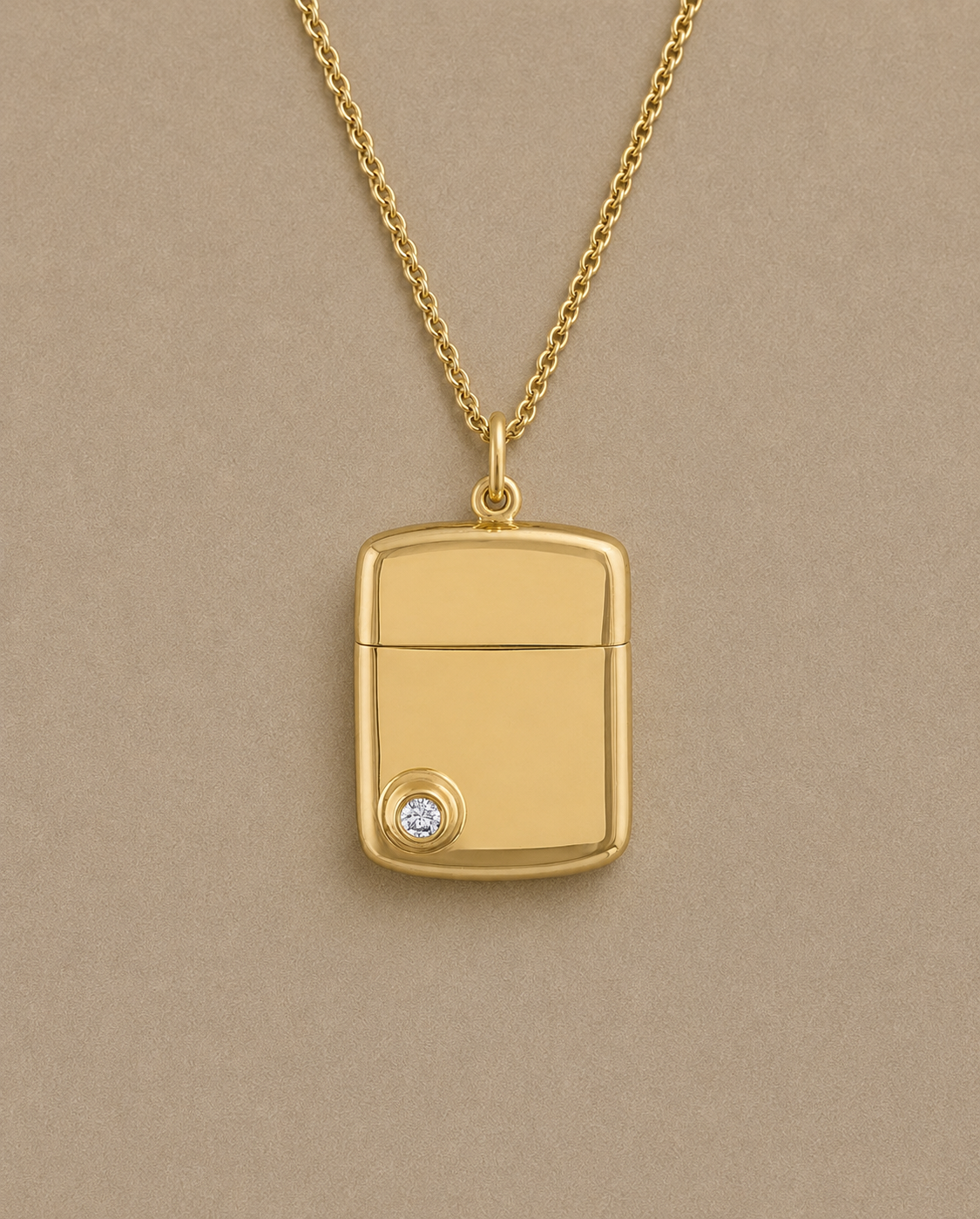 The JJ Memento Pendant with Solitaire Diamond