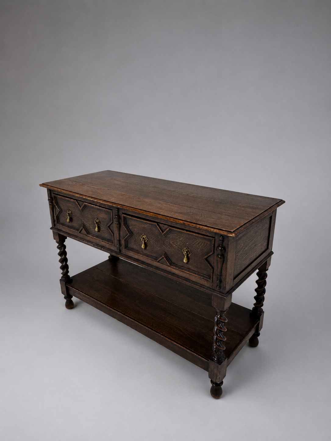 ON HOLD An Early 20th C. Oak William and Mary Style Server