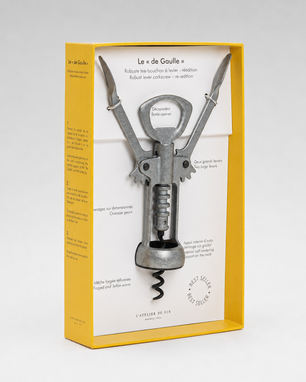 The “de Gaulle” Winged Corkscrew