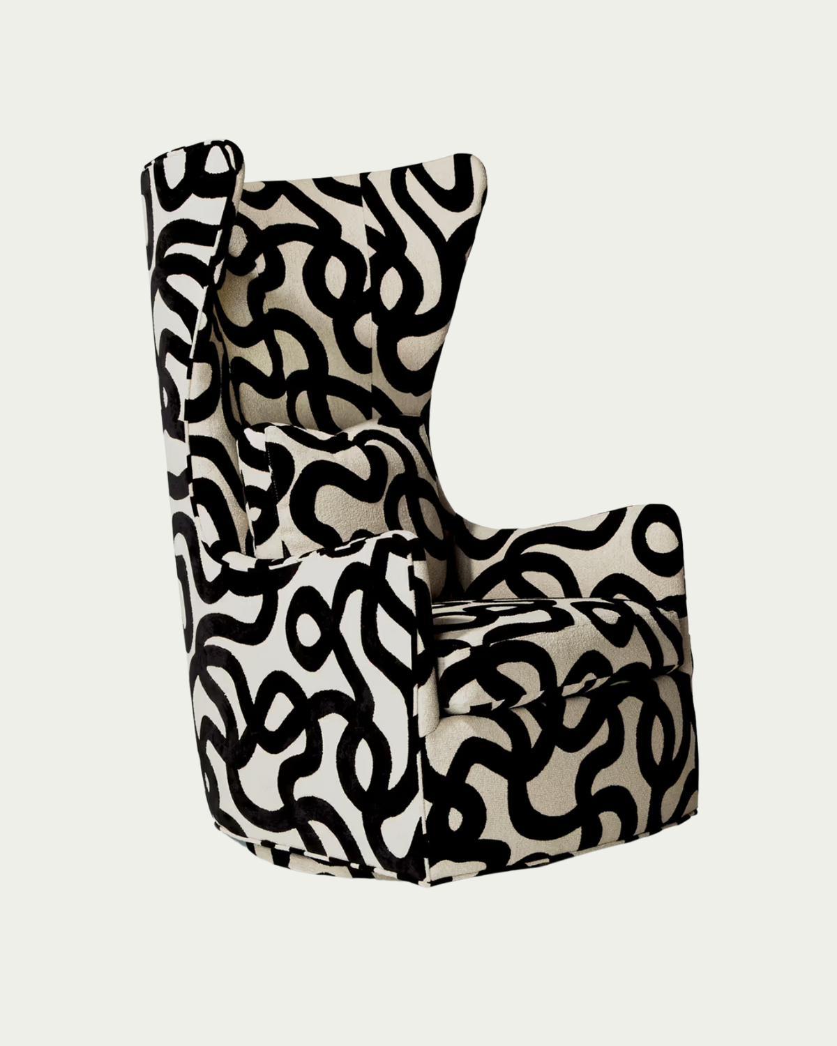 Feelin' Groovy Swivel Lounge Chair in COM