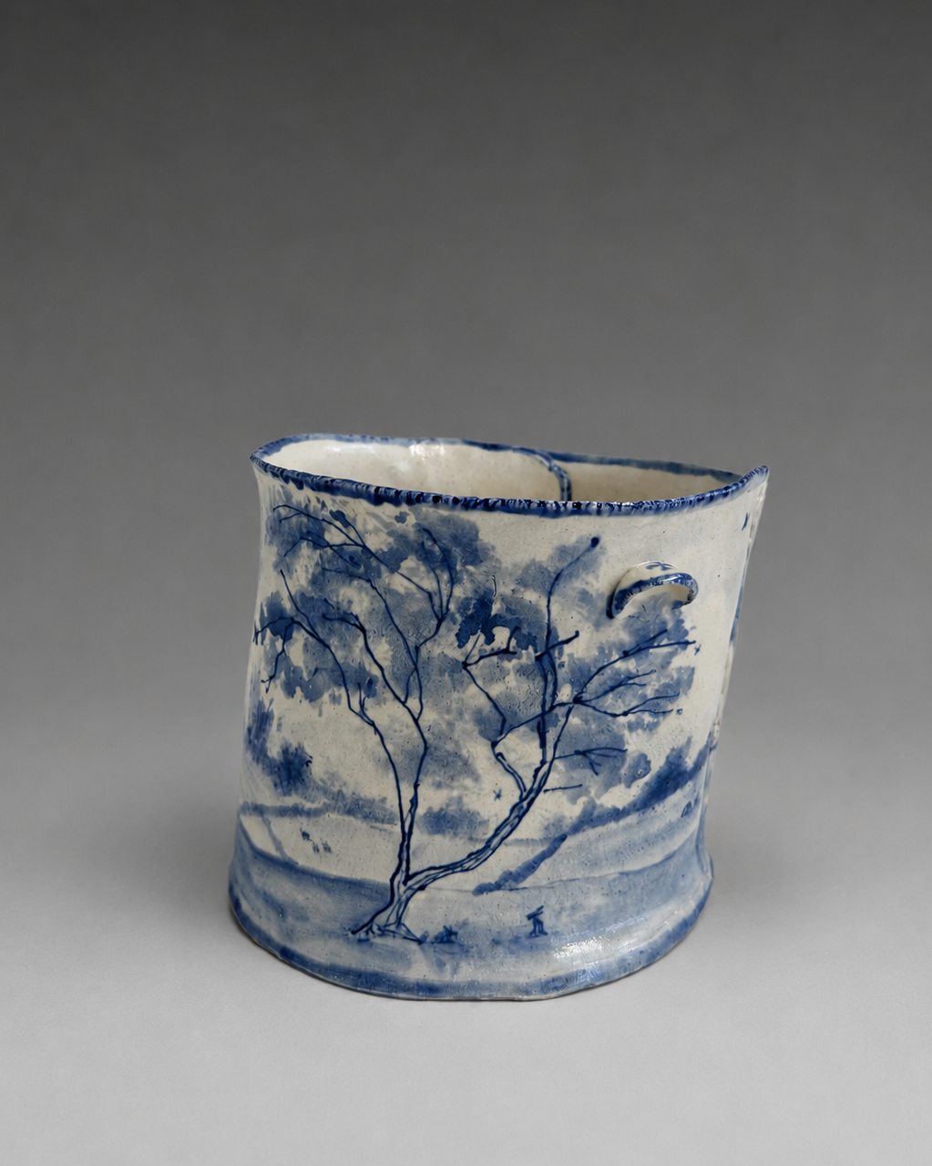 Pastoral Round Vase