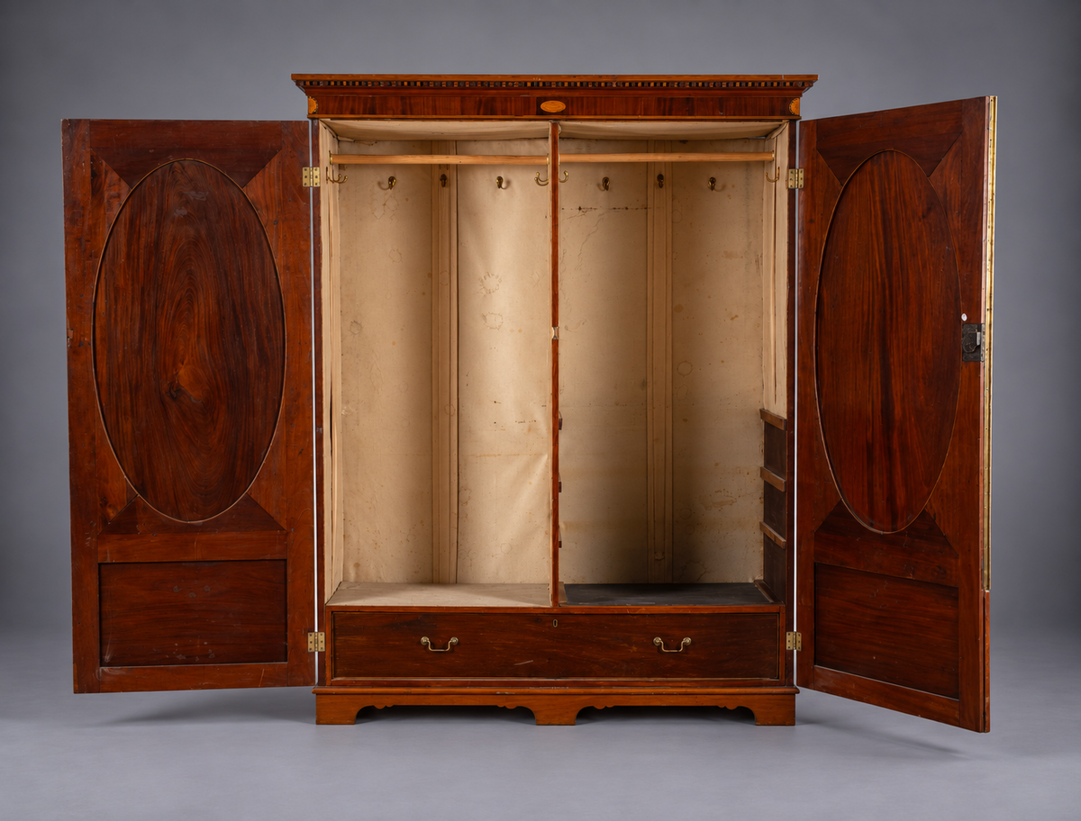 Early 20th c. Edwardian Wardrobe