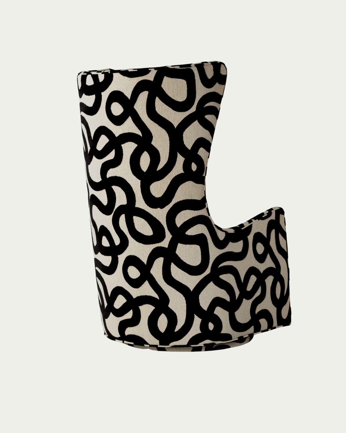 Feelin' Groovy Swivel Lounge Chair in COM