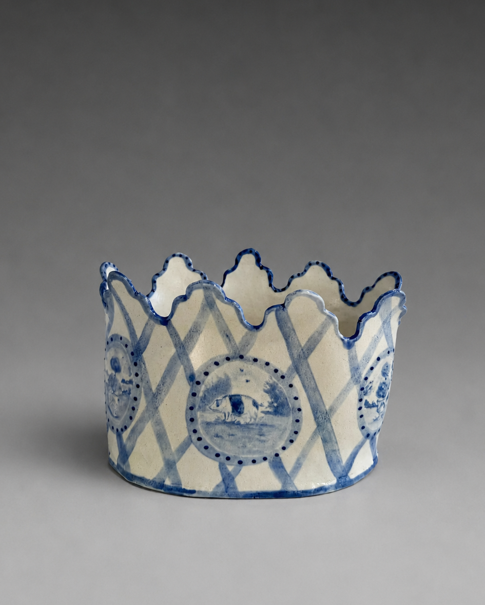 Scallop Top Vase