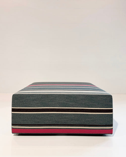 The Forsyth Ottoman in BDDW Fabric