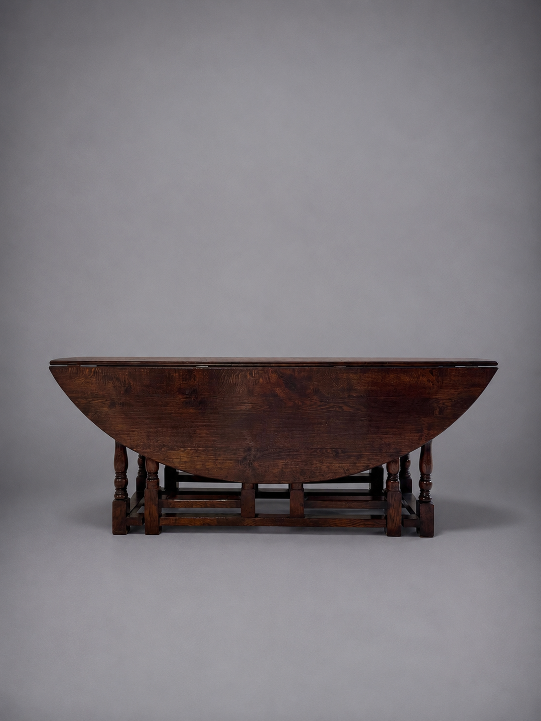 Antique English Drop-Leaf Gate-Leg “Wake Table”