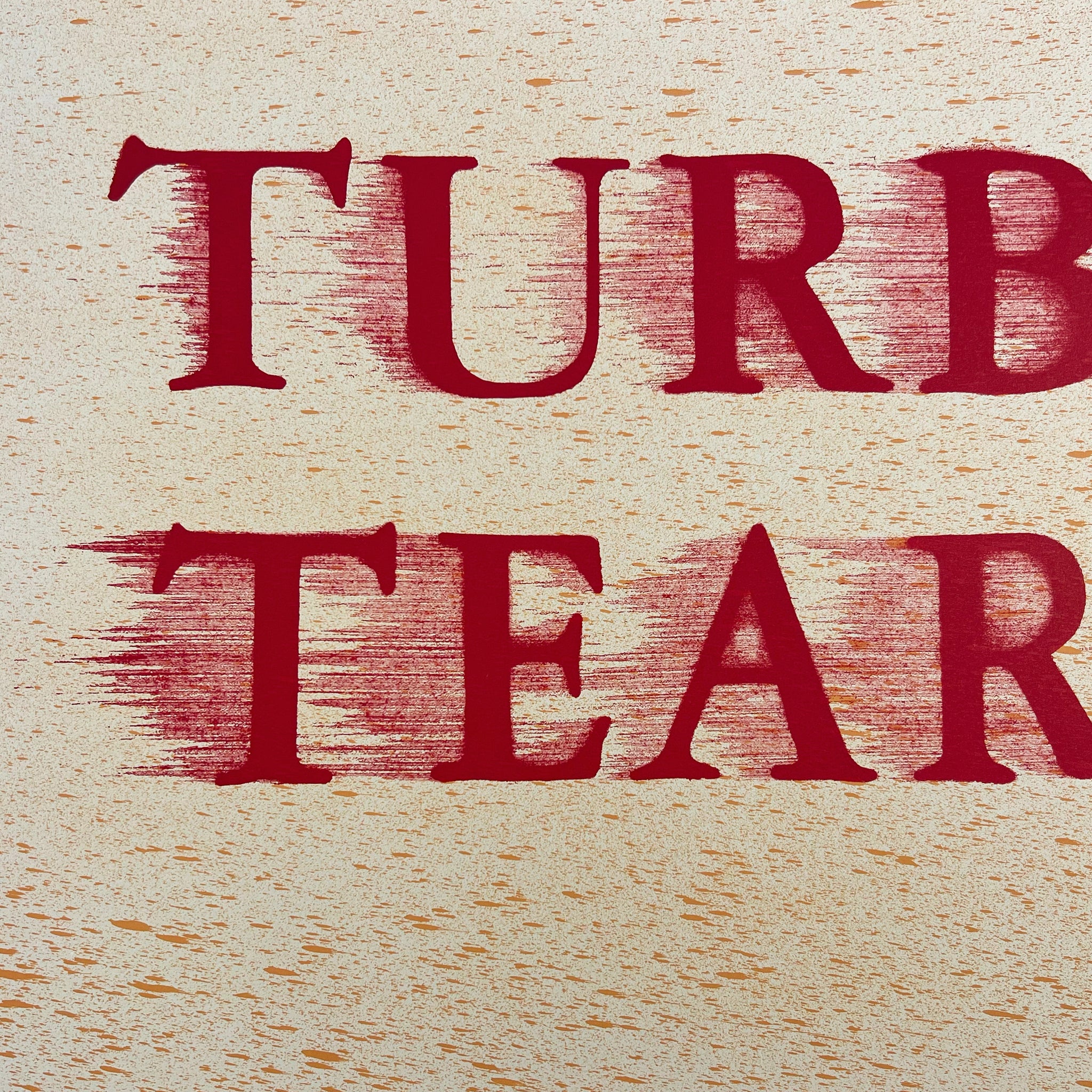 Turbo Tears, Lithograph on Paper, Framed