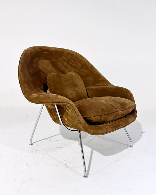Leather womb 2025 chair