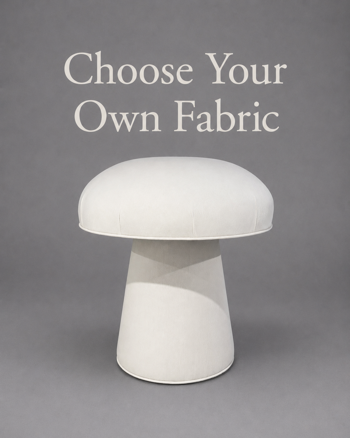 The Forsyth Mushroom Pouf in COM