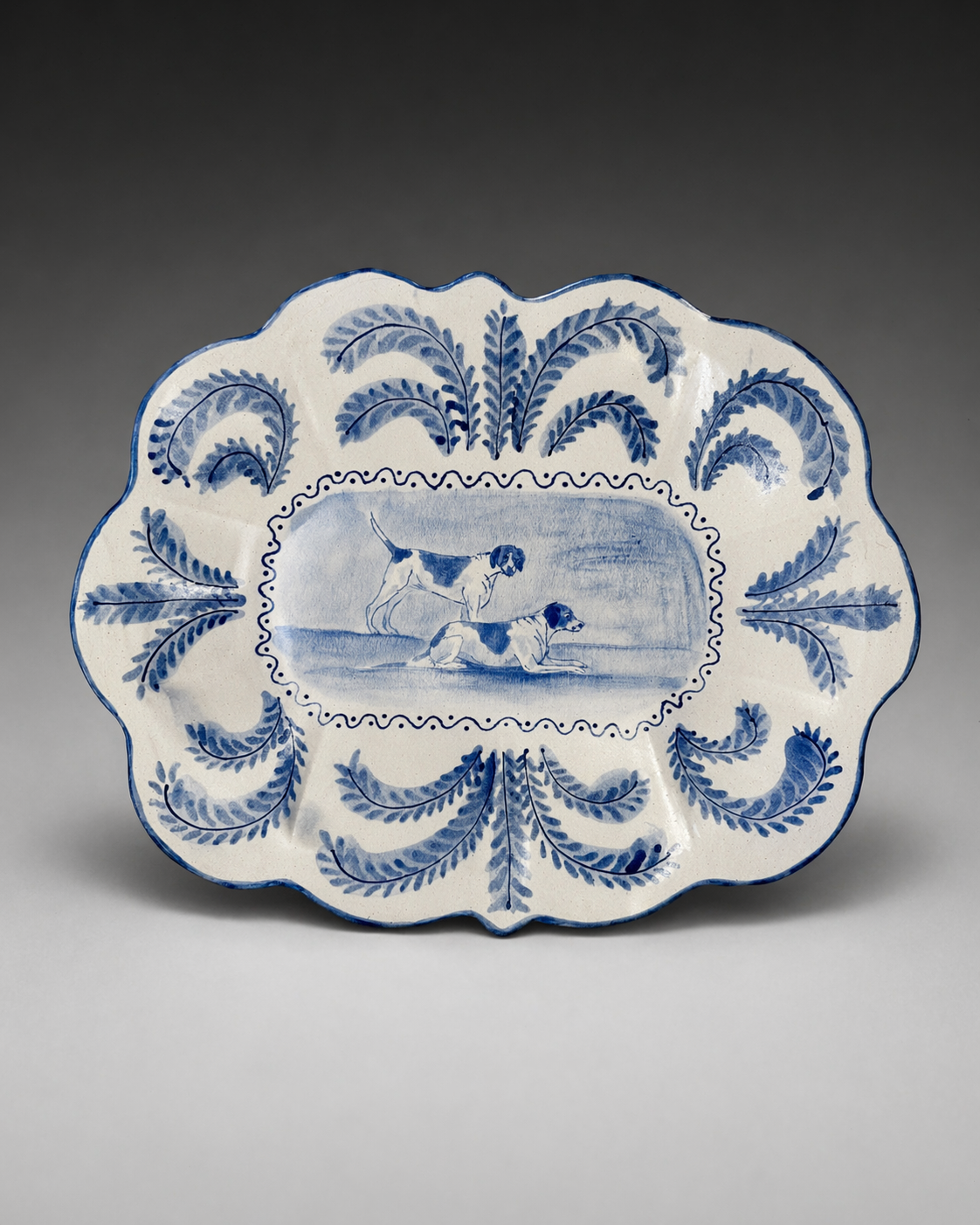 Hound Couple Platter